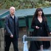 Bruce Willis et Catherine Zeta-Jones sur le tournage Red 2 à Paris le 11 octobre 2012
