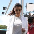 Kim Kardashian, suivie par les caméras de Keeping Up With The Kardashians à Miami. le 15 octobre 2012.