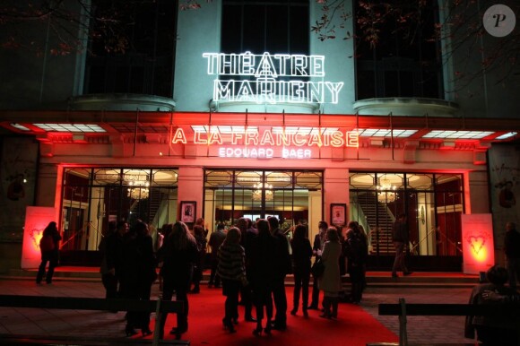 C'est au théâtre Marigny que se tenait l'anniversaire des 15 ans du Prix Clarins Femme Dynamisante, le 15 octobre 2012.