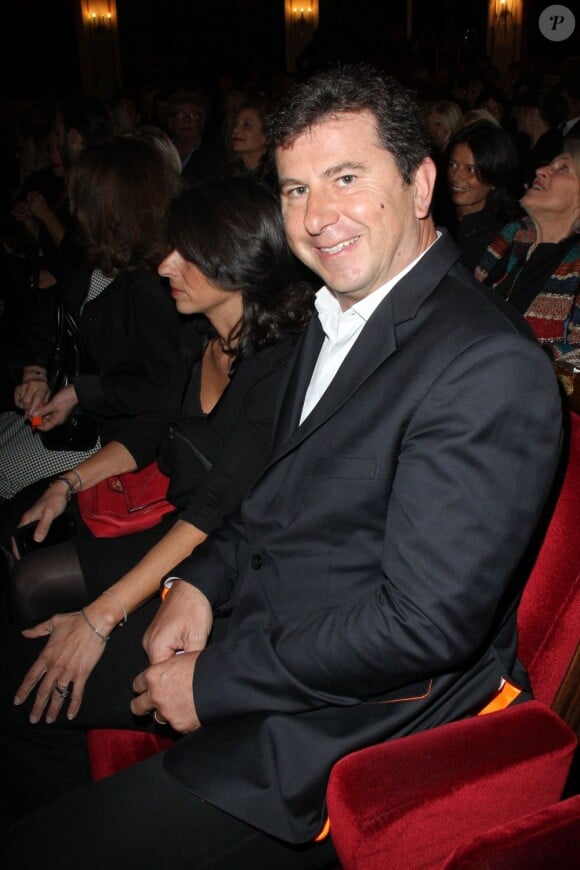 Pascal Bataille à l'anniversaire des 15 ans du Prix Clarins Femme Dynamisante, le 15 octobre 2012.
