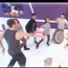 Répétitions lors de la bataille des coachs dans Danse avec les stars 3, samedi 20 octobre 2012 sur TF1