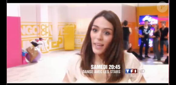 Sofia Essaïdi lors de la bataille des coachs dans Danse avec les stars 3, samedi 20 octobre 2012 sur TF1