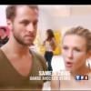 Lorie et son danseur lors de la bataille des coachs dans Danse avec les stars 3, samedi 20 octobre 2012 sur TF1