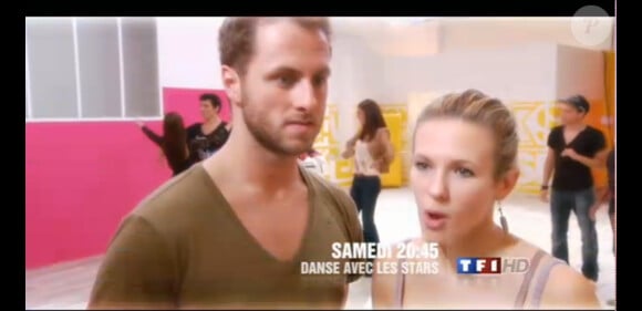 Lorie et son danseur lors de la bataille des coachs dans Danse avec les stars 3, samedi 20 octobre 2012 sur TF1