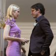 Kelly Rutherford et Matthew Settle sur le tournage de la série Gossip Girl à New York, le 16 octobre 2012