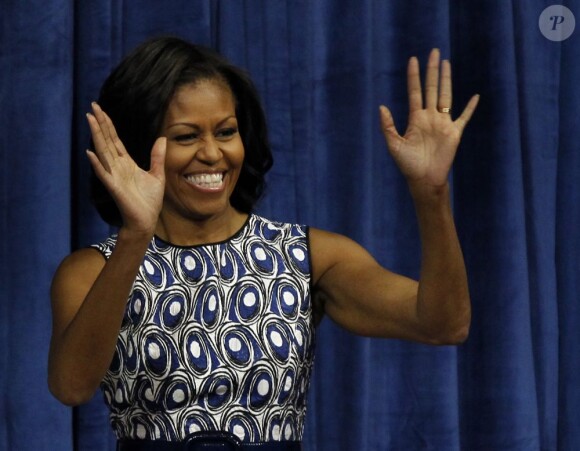 Michelle Obama le 16 octobre 2012 à l'Université de North Carolina à Chapel Hill