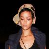 Rihanna arrive en studio d'enregistrement à Los Angeles. Le 16 octobre 2012.
