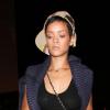 Rihanna arrive en studio d'enregistrement à Los Angeles. Le 16 octobre 2012.