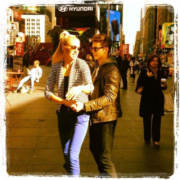 Bastian Baker s'est offert un petit séjour à New York avec sa partenaire Katrina