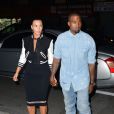 Kim Kardashian et Kanye West à New York, le 13 septembre 2012.