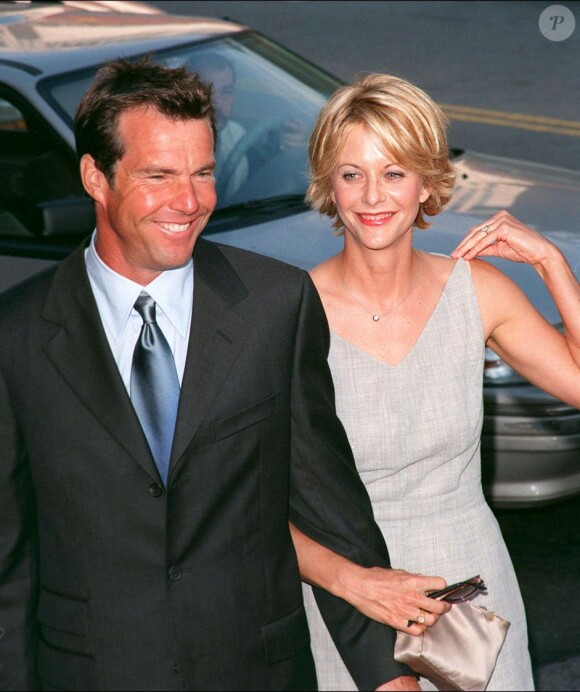 Dennis Quaid et Meg Ryan le 20 juillet 1998 à Los Angeles