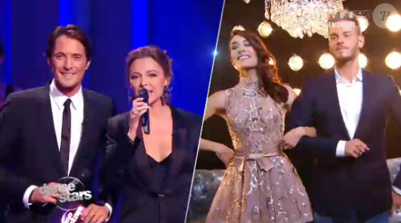 Vincent Cerutti, Sandrine Quétier, M. Pokora et Sofia Essaïdi dans Danse avec les stars 3 le samedi 20 octobre 2012 sur TF1