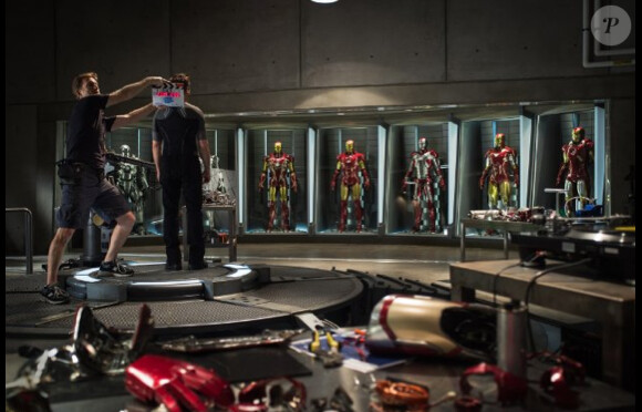 Image du tournage d'Iron Man 3