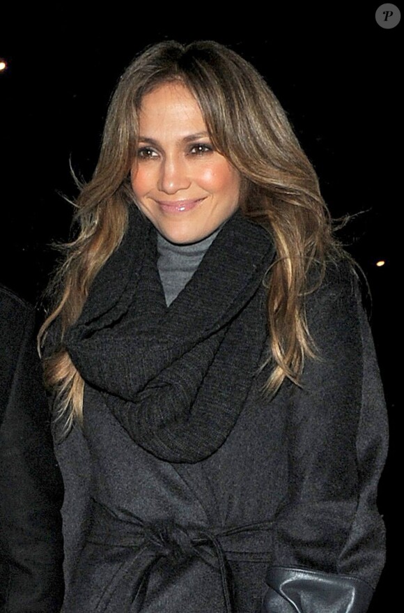 Jennifer Lopez radieuse à Londres le 21 octobre 2012.