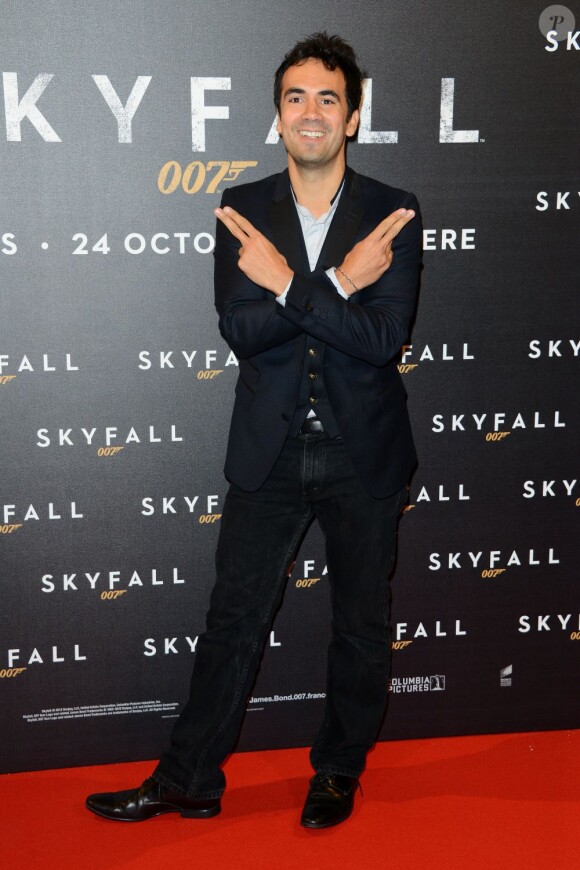 Alex Goude lors de l'avant-première du dernier James Bond, Skyfall, le 24 octobre 2012 à Paris