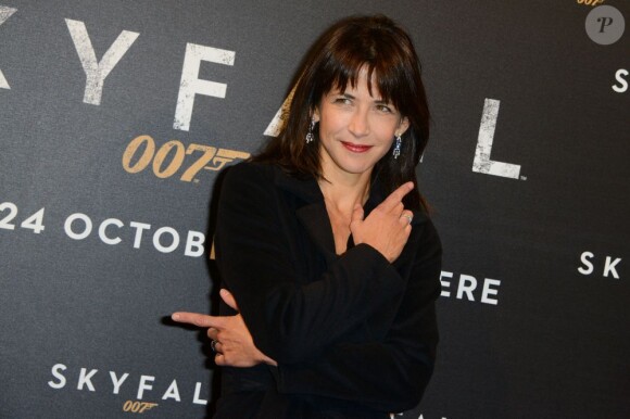 Sophie Marceau lors de l'avant-première du dernier James Bond, Skyfall, le 24 octobre 2012 à Paris