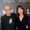 Christophe Lambert et Sophie Marceau lors de l'avant-première du dernier James Bond, Skyfall, le 24 octobre 2012 à Paris