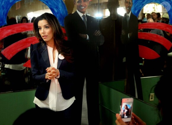 Eva Longoria soutient Barack Obama depuis des années. Elle était samedi 27 octobre en Floride afin de faire un discours en sa faveur.
