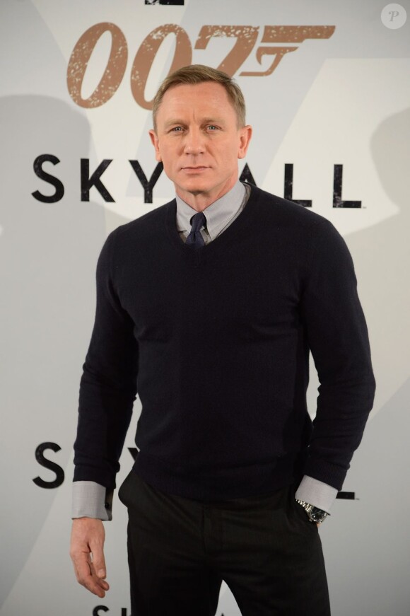 Daniel Craig au photocall de Skyfall à Madrid, le 29 octobre 2012.
