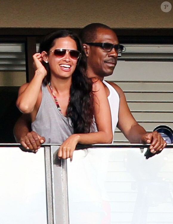 Eddie Murphy et Rocsi Diaz à Hawaï le 14 juin 2012.