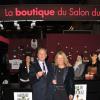 Bertrand Delanoë lors du défilé qui lance le Salon du chocolat à la Porte de Versailles le 30 octobre 2012 à Paris