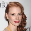 Jessica Chastain parfaitement maquillée à la soirée de lancement de la pièce The Heiress à New York, le 1er novembre 2012.