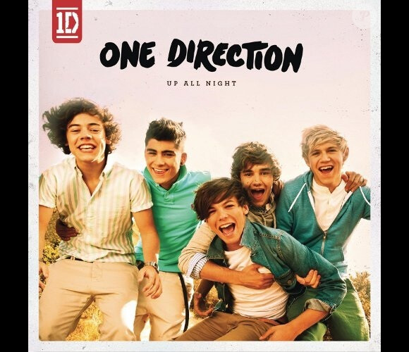 Pochette du premier album des One Direction, Up All Night, sorti le 21 novembre 2011.
