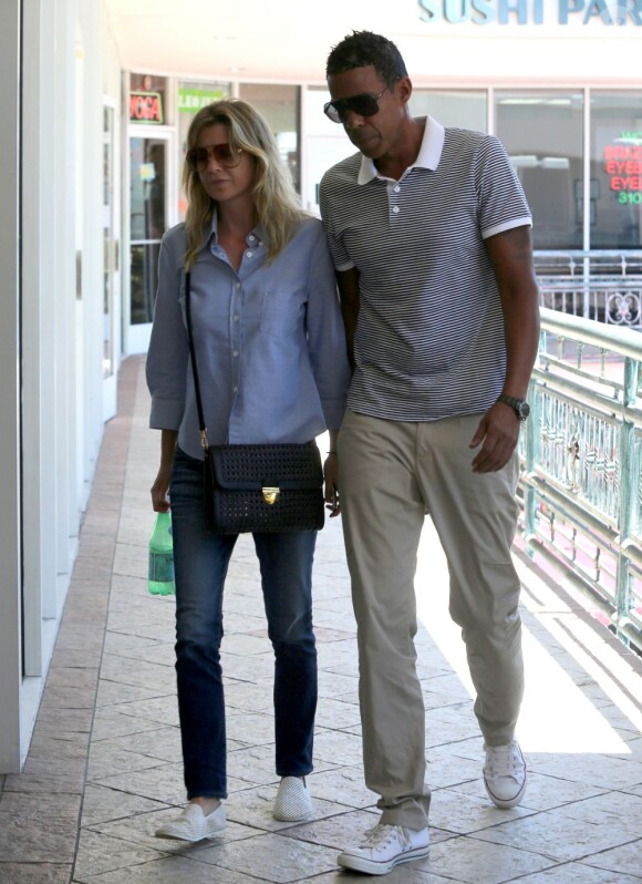 Ellen Pompeo et son mari Chris Ivery à Los Angeles le 29 juin 2012.