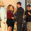 Natalie Portman sur le tournage du film provisoirement sans titre de Terrence Malick le 9 octobre 2012 au Texas