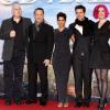 Andy Wachowski, Tom Hanks, Halle Berry, Tom Tykwer et Lana Wachowski sur le red de Cloud Atlas, le 5 novembre 2012.