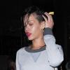 Rihanna quitte le Gansevoort, son hôtel à New York. Le 6 novembre 2012.