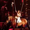 Exclusif - Nolwenn Leroy à cheval lors du 50ème Gala de l'Union des Artistes, le 20 novembre 2011 au Cirque Alexis Gruss.