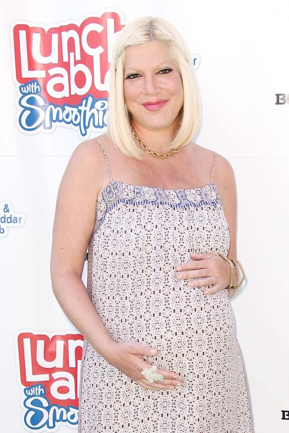 Tori Spelling enceinte de Finn à Los Angeles le 28 août 2012.