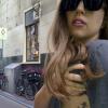 Le nouveau tatouage de Lady Gaga fait à Amsterdam le 1er septembre 2012.