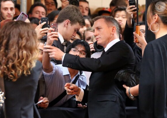 Daniel Craig lors de l'avant-première du film Skyfall à Sydney le 16 novembre 2012