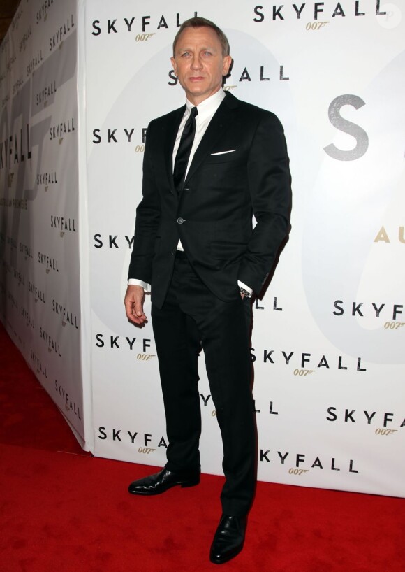 Daniel Craig lors de l'avant-première du film Skyfall à Sydney le 16 novembre 2012