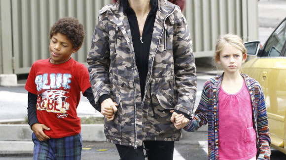 Heidi Klum : Shopping avec ses enfants et son nouvel amoureux Martin Kristen