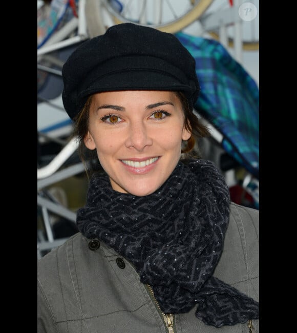 Melissa Theuriau et Jamel Debbouze soutiennent ensemble l'opération Poussettes vides au profil de l'Unicef à Paris dans les jardins du Trocadéro le 18 novembre 2012