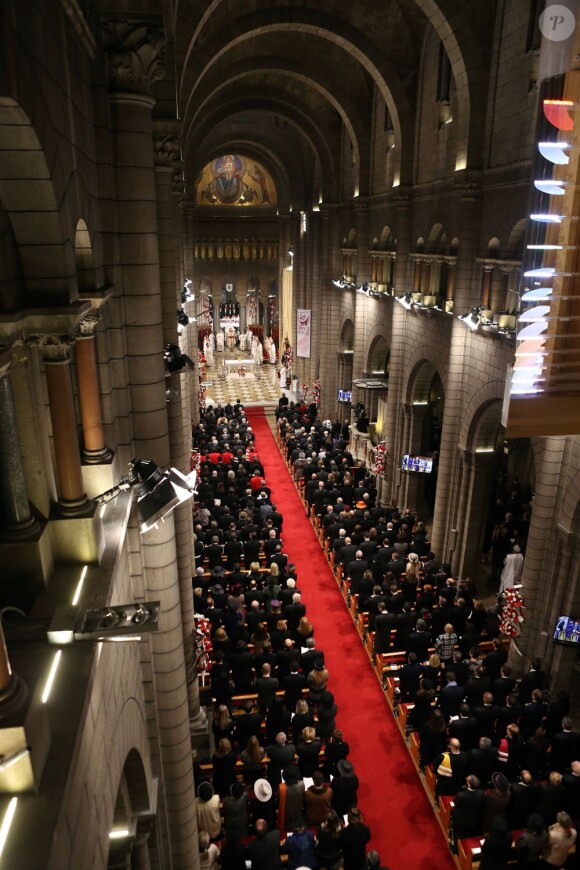 Messe solennelle du Te Deum célébrée pour la Fête nationale en la cathédrale de Monaco, le 19 novembre 2012.