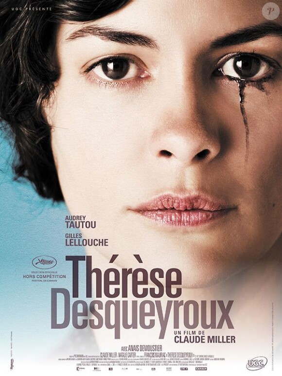 Audrey Tautou sur l'affiche du film Thérèse Desqueyroux
