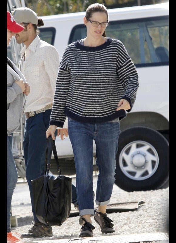 Jennifer Garner débarque sur le tournage du film The Dallas Buyer's Club à la Nouvelle-Orleans, le 20 novembre 2012.