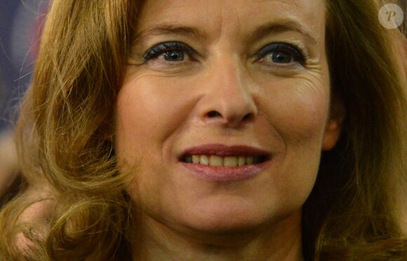 Valérie Trierweiler, ambassadrice de France Libertés - Fondation Danielle Mitterrand à Paris, le 20 novembre 2012.