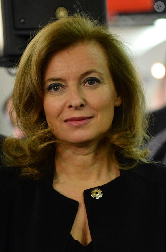 Valérie Trierweiler, ambassadrice de France Libertés - Fondation Danielle Mitterrand à Paris, le 20 novembre 2012.