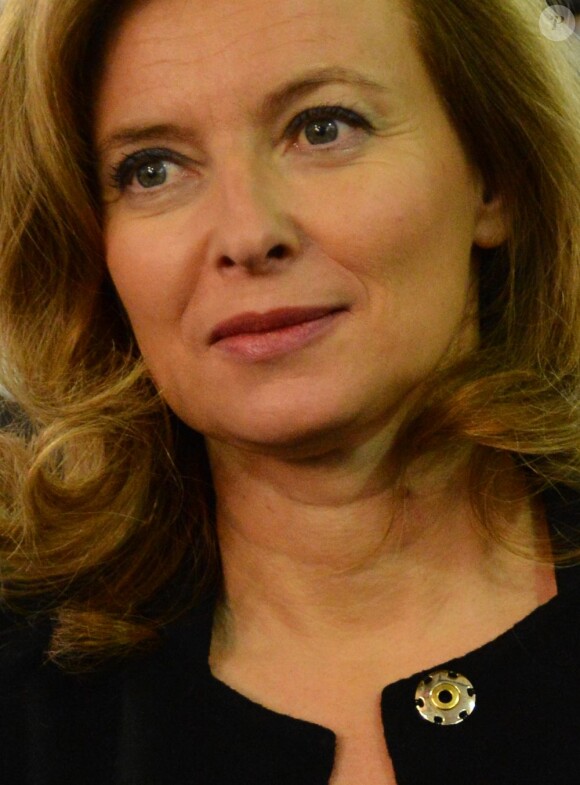 Valérie Trierweiler, ambassadrice de France Libertés - Fondation Danielle Mitterrand à Paris, le 20 novembre 2012.