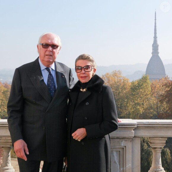 Le prince Victor-Emmanuel de Savoie et la princesse Marina à Turin en novembre 2010