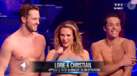 Septième prime time de Danse avec les stars saison 3, diffusé le 17 novembre 2012 sur TF1. Lorie après sa prestation en trio.