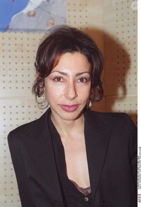 Yasmina Reza le 18 janvier 2000 à Paris.