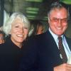 Larry Hagman de Dallas et sa femme Maj Axelsson à Paris en 1986