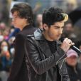 Zayn Malik du groupe One Direction sur le plateau du Today Show à New York le 13 novembre 2012.