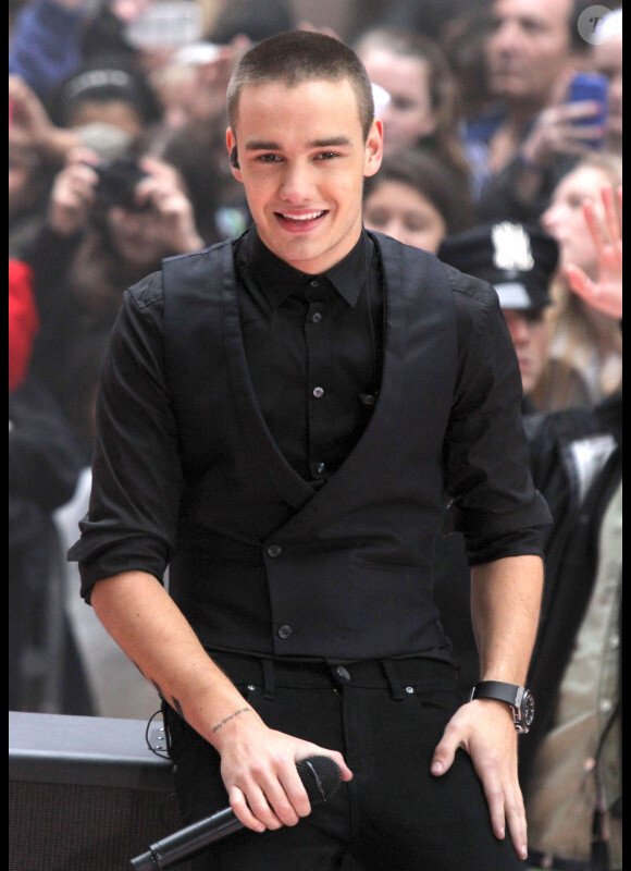 Liam Payne du groupe One Direction sur le plateau du Today Show à New York le 13 novembre 2012.